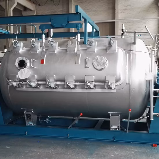 Industrielle Färbemaschine für Kleidungsstücke aus Polyestergewebe